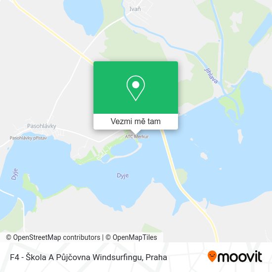 F4 - Škola A Půjčovna Windsurfingu mapa