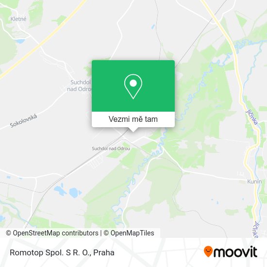 Romotop Spol. S R. O. mapa