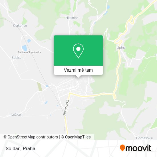Soldán mapa