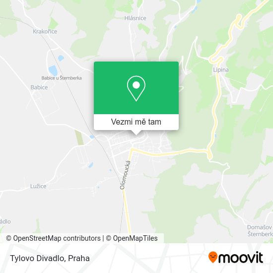 Tylovo Divadlo mapa