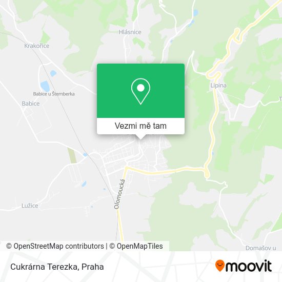 Cukrárna Terezka mapa