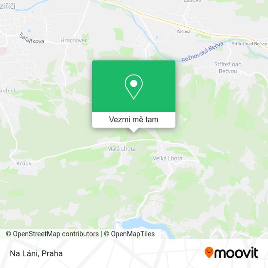 Na Láni mapa