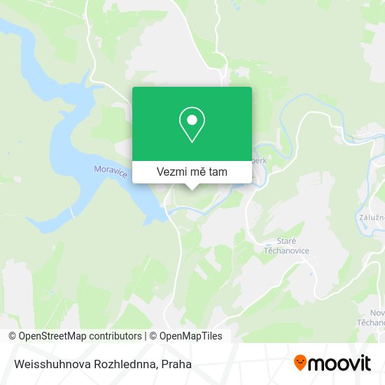 Weisshuhnova Rozhlednna mapa