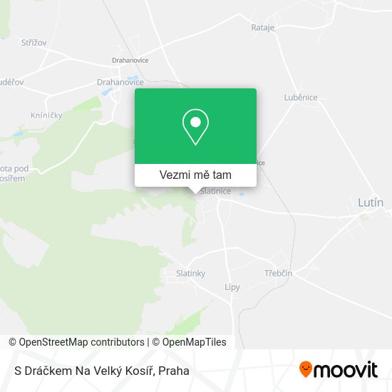S Dráčkem Na Velký Kosíř mapa