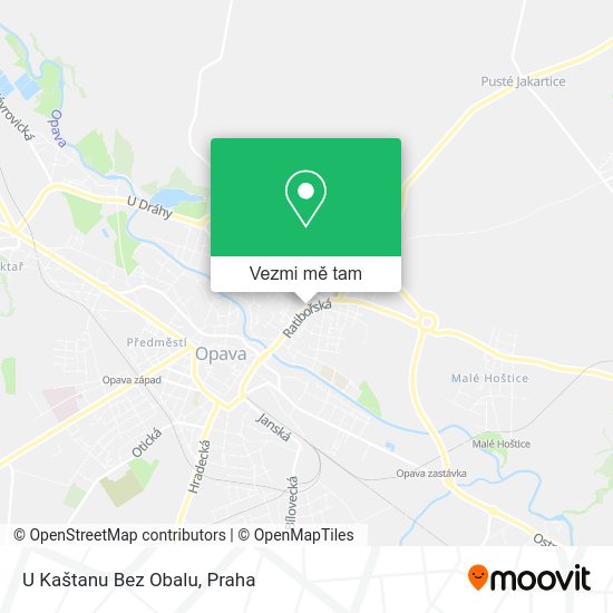 U Kaštanu Bez Obalu mapa
