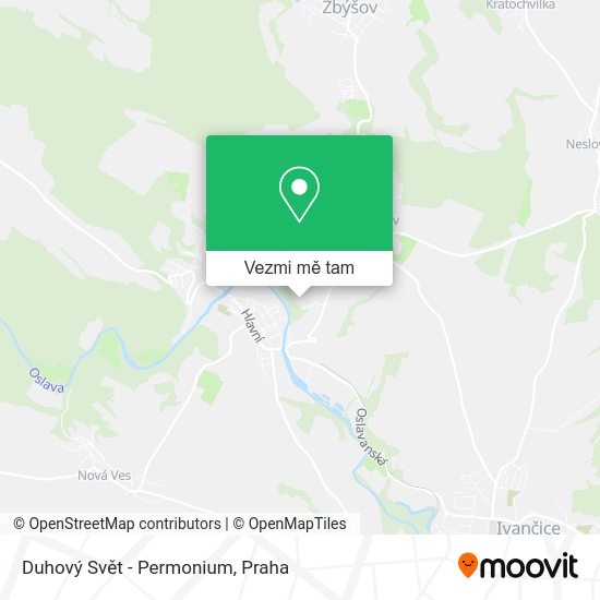 Duhový Svět - Permonium mapa