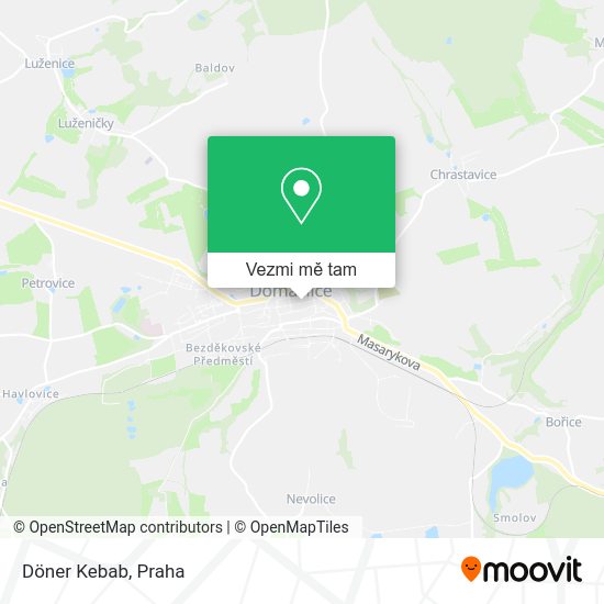 Döner Kebab mapa