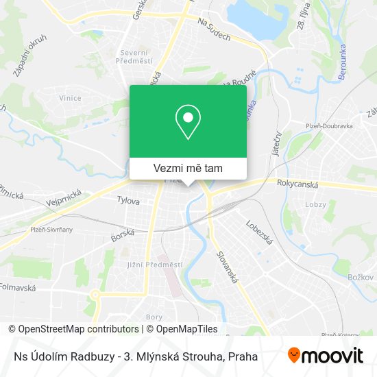 Ns Údolím Radbuzy - 3. Mlýnská Strouha mapa