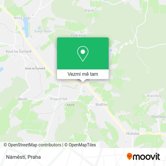 Náměstí mapa