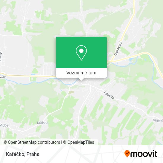 Kaféčko mapa