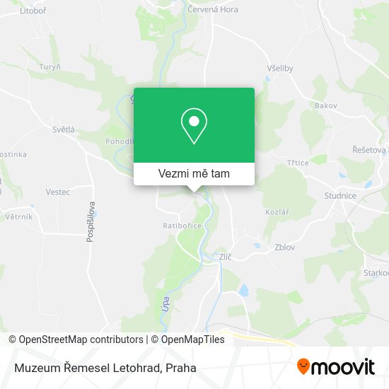 Muzeum Řemesel Letohrad mapa
