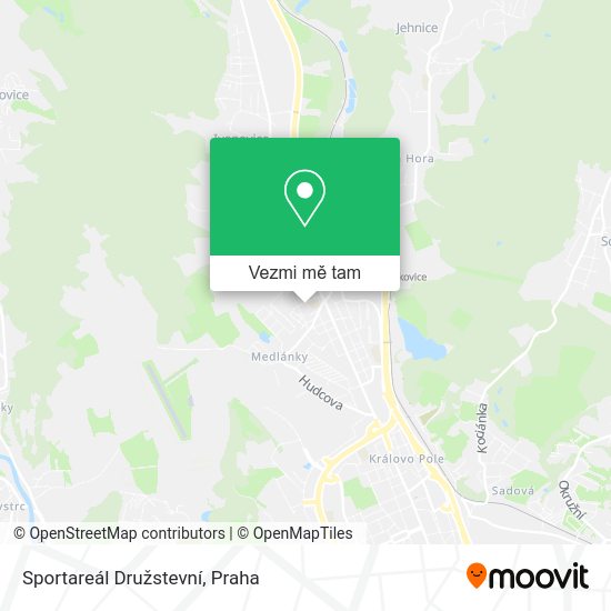 Sportareál Družstevní mapa