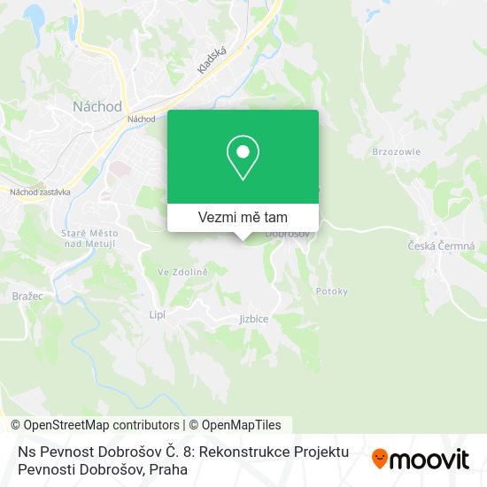 Ns Pevnost Dobrošov Č. 8: Rekonstrukce Projektu Pevnosti Dobrošov mapa