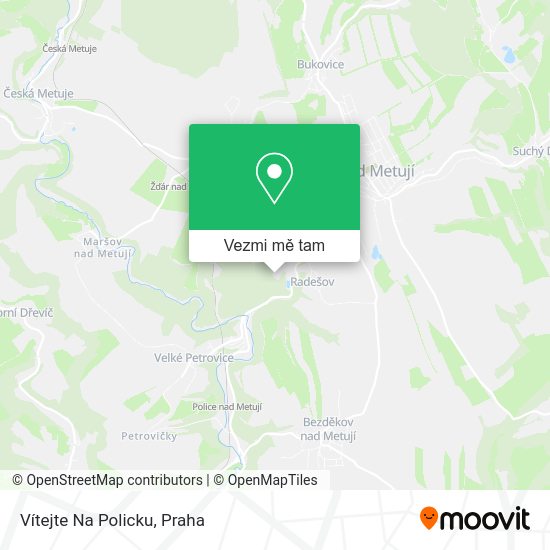 Vítejte Na Policku mapa