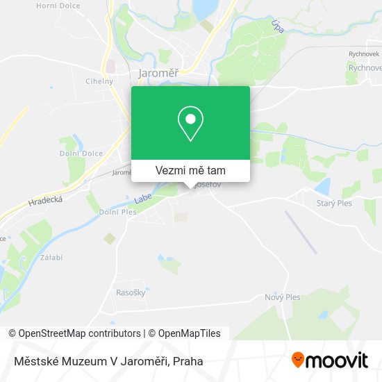 Městské Muzeum V Jaroměři mapa