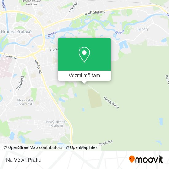 Na Větvi mapa