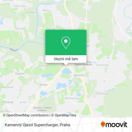 Kamenný Újezd Supercharger mapa