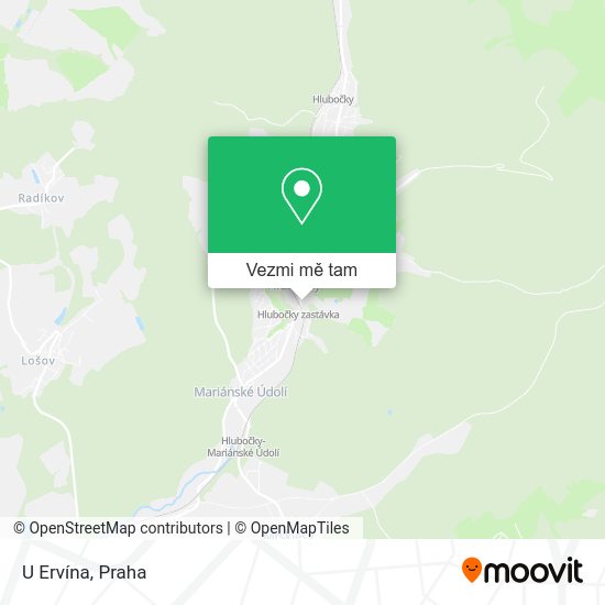 U Ervína mapa