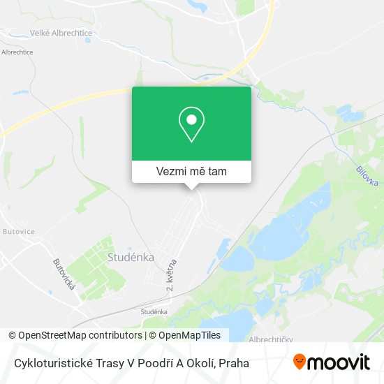 Cykloturistické Trasy V Poodří A Okolí mapa