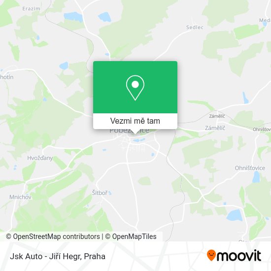 Jsk Auto - Jiří Hegr mapa