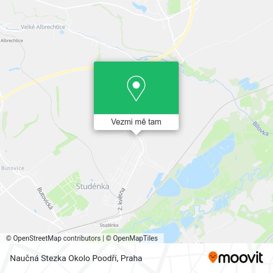 Naučná Stezka Okolo Poodří mapa