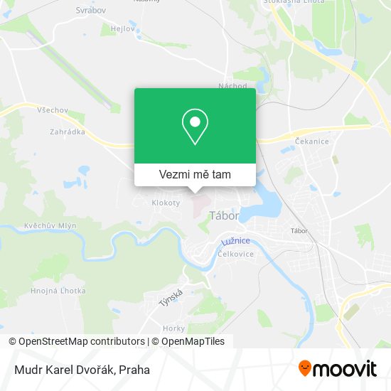 Mudr Karel Dvořák mapa
