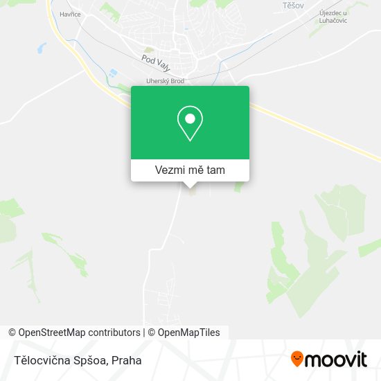 Tělocvična Spšoa mapa