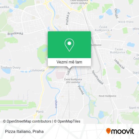Pizza Italiano mapa