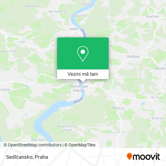 Sedlčansko mapa