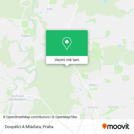 Dospělci A Mláďata mapa