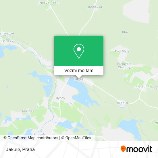 Jakule mapa