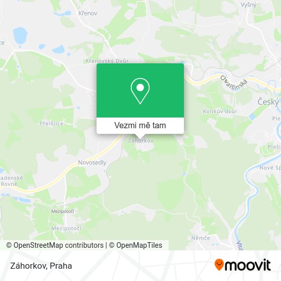 Záhorkov mapa