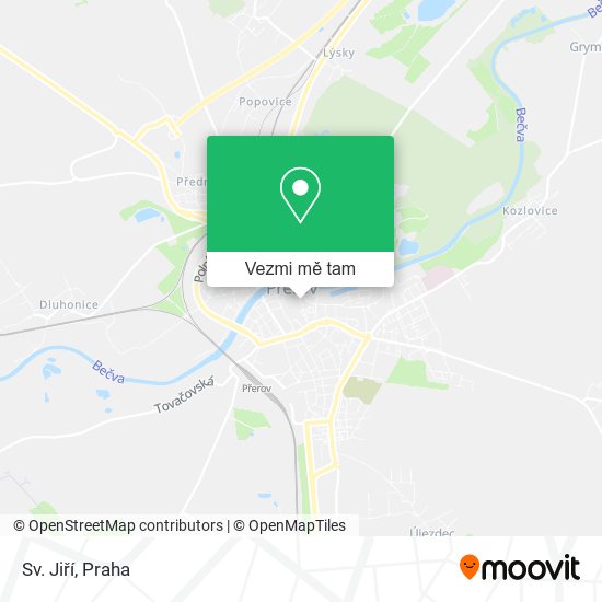 Sv. Jiří mapa