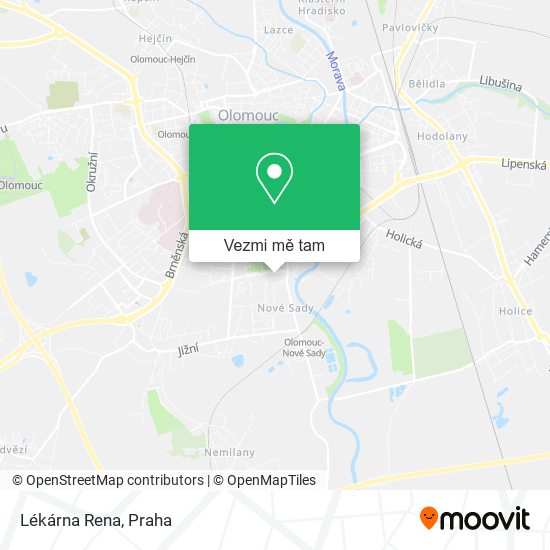 Lékárna Rena mapa