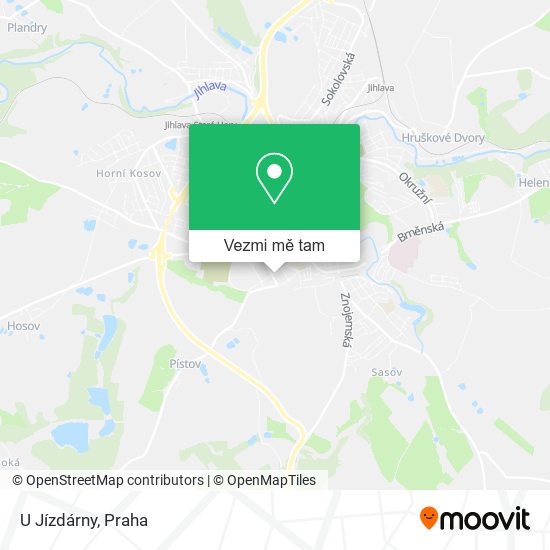 U Jízdárny mapa