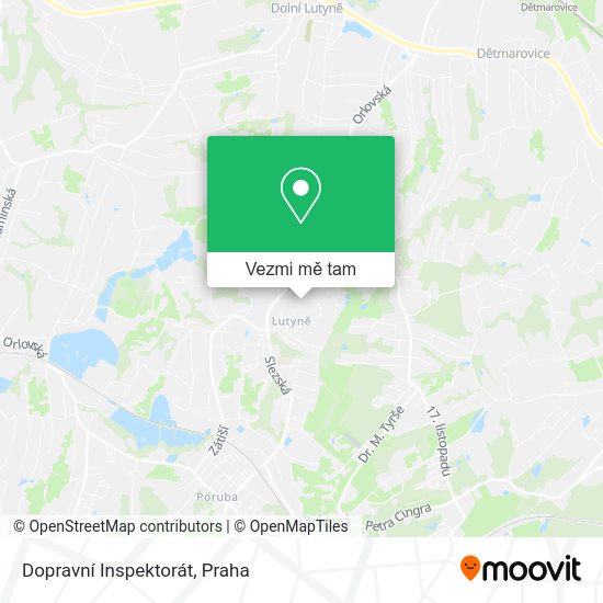 Dopravní Inspektorát mapa