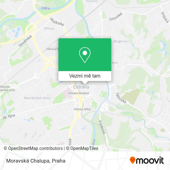 Moravská Chalupa mapa