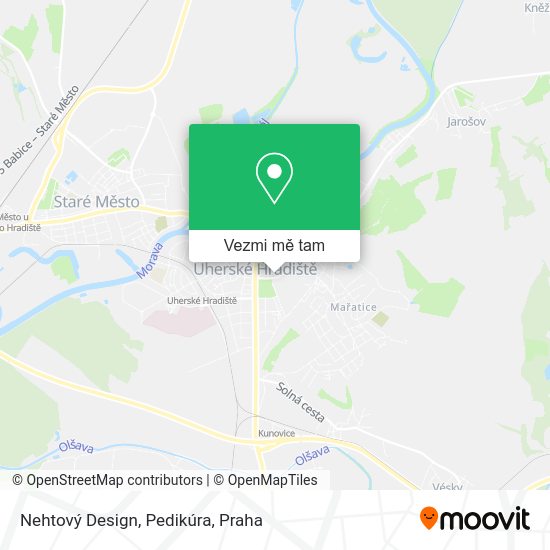 Nehtový Design, Pedikúra mapa