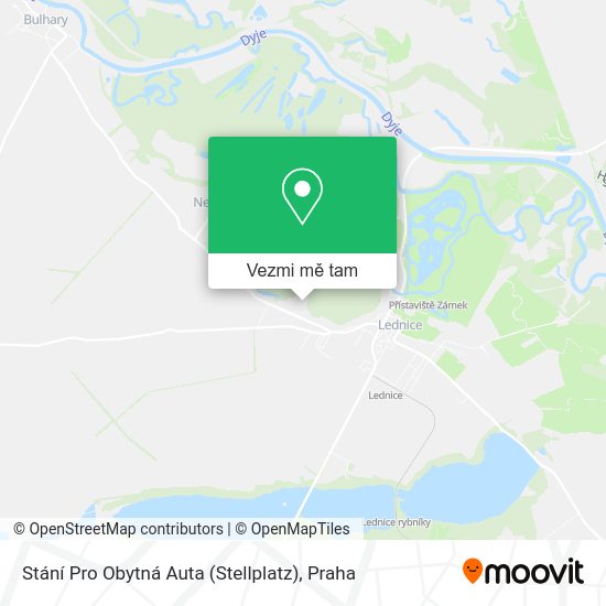 Stání Pro Obytná Auta (Stellplatz) mapa