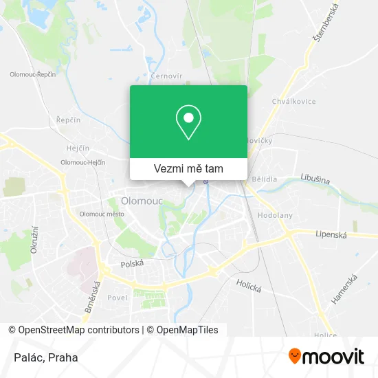 Palác mapa