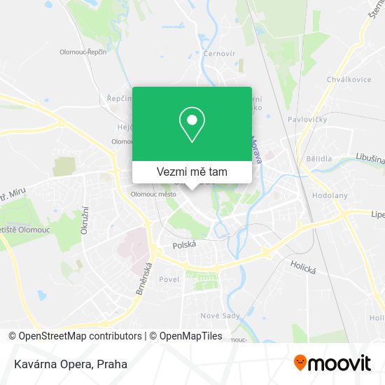 Kavárna Opera mapa
