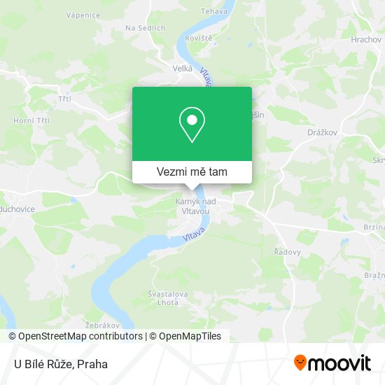 U Bílé Růže mapa