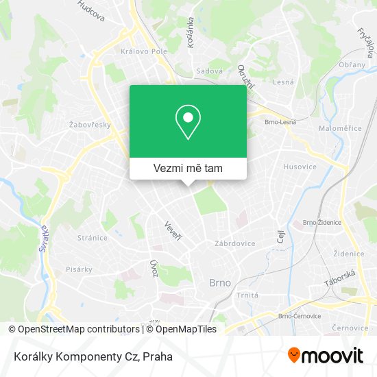 Korálky Komponenty Cz mapa