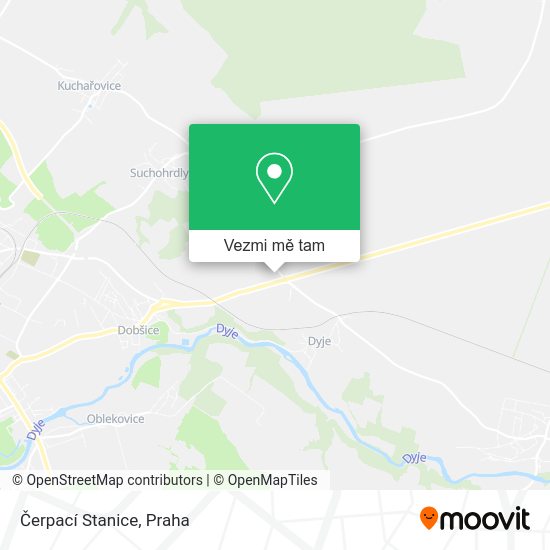 Čerpací Stanice mapa