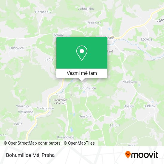 Bohumilice Mš mapa