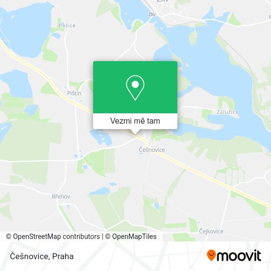 Češnovice mapa