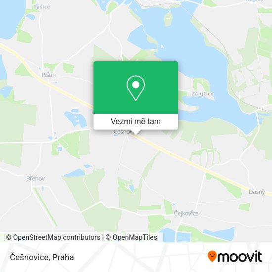 Češnovice mapa