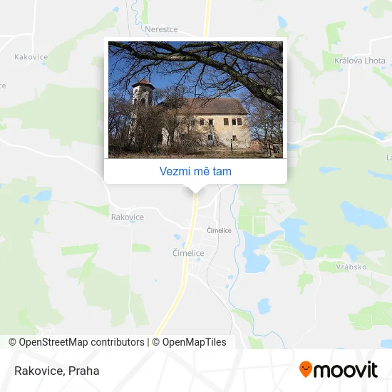 Rakovice mapa