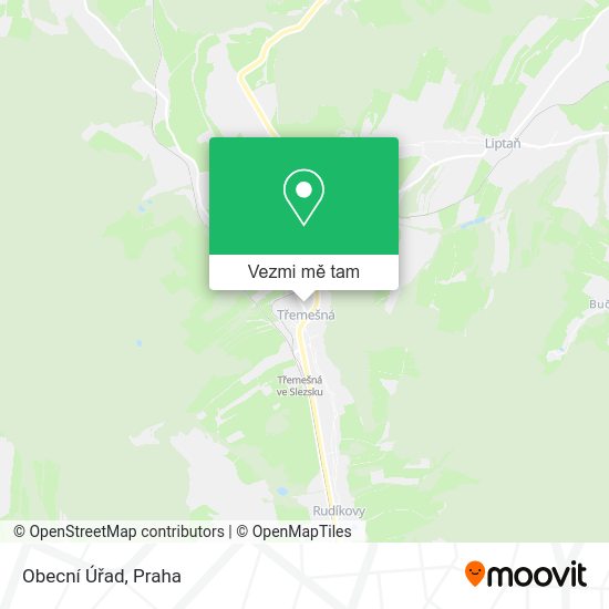 Obecní Úřad mapa