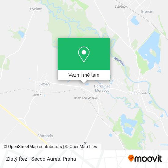 Zlatý Řez - Secco Aurea mapa